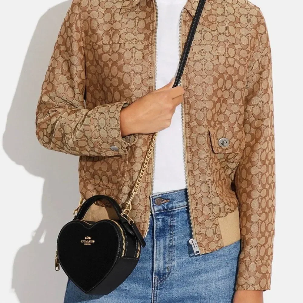 NWT COACH Heart Crossbody XBODY Messenger Purse - Picture 9 of 10